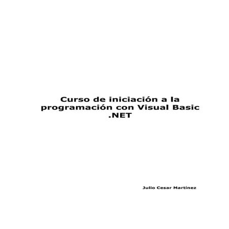 Programacion visual basic net