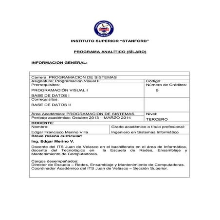 Programacion visual II