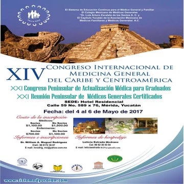 Programa congreso medicina general 2017