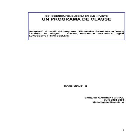 Programa consciencia fonologica