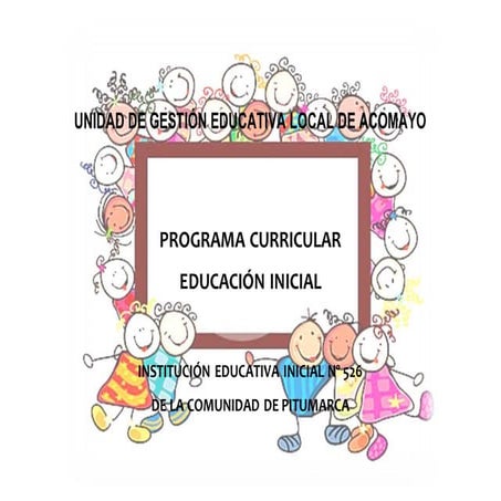 Diseño curricular y rutas de aprendizaje en el nivel inicial | PDF