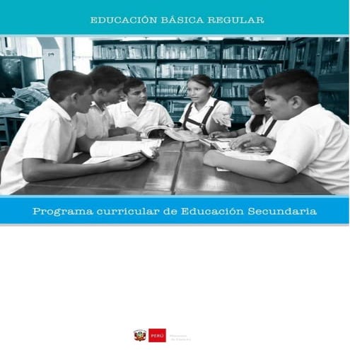 Programa curricular nivel secundaria   2017