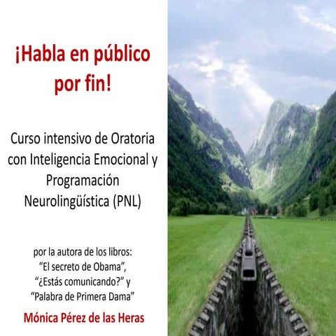 Programa curso "Oratoria con PNL e Inteligencia Emocional"