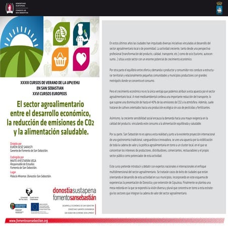 Programa Curso Verano UPV Retos alimentación 