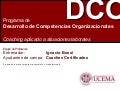 Programa DCO  - Desarrollo de competencias organizacionales en UCEMA