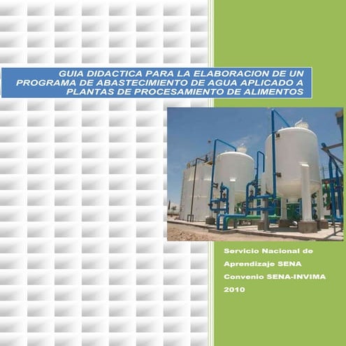Programa de abastecimiento de agua