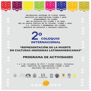 Programa de actividades coloquio "R...