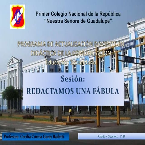 Programa de actualización docente la fabula