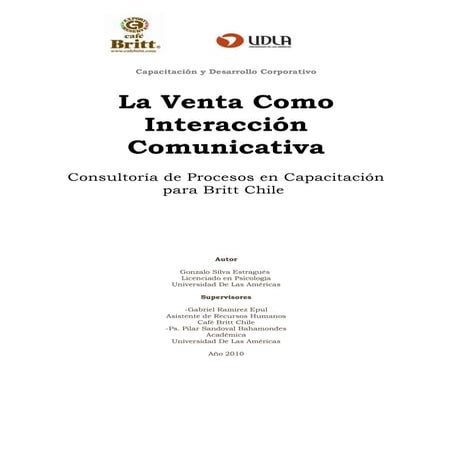 Programa de capacitación a nuevos vendedores britt