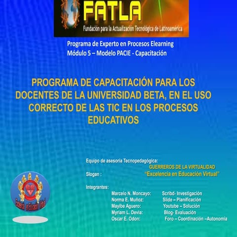 Programa de capacitacion