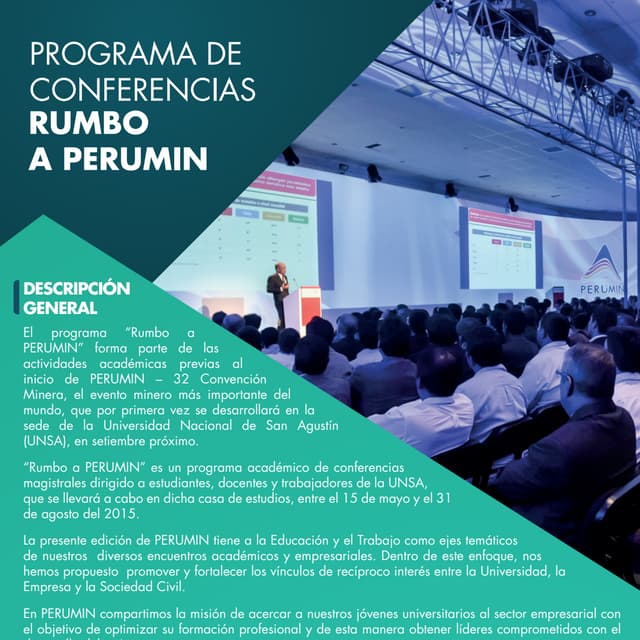Rumbo a PERUMIN, promoviendo la excelencia académica