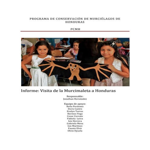 Programa de conservación de murciélagos de honduras