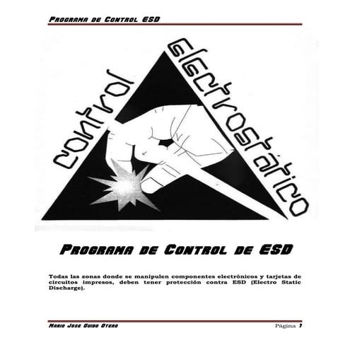 Programa de Control de ESD | PDF