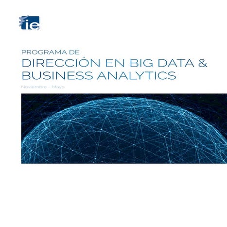Programa de Dirección en Big Data - IE Business School 