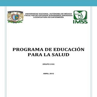 Programa de educación para la salud