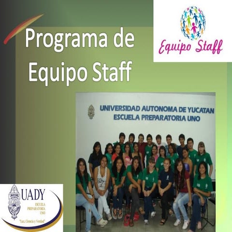 Programa de equipos staff