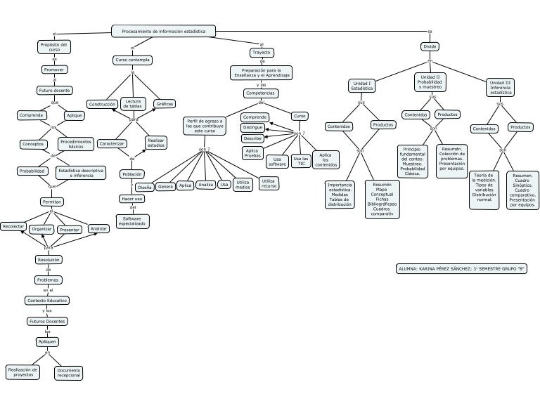 Mapa conceptual del programa del curso