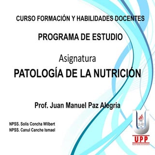 Programa de estudio