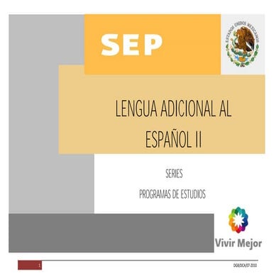 Programa de estudios sep lae ii