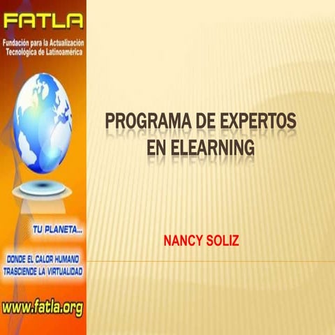 Programa de expertos en elearning