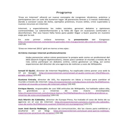 Programa de formación