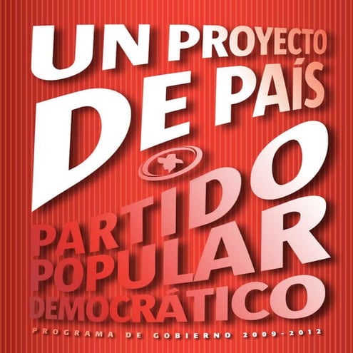 Programa De Gobierno  PPD2008 (2009 2012)