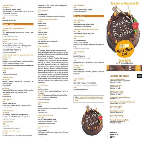 Programadela festamajordesanta