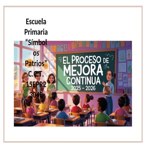 Programa de Mejora Continua Nivel Primaria 2025-2026 | DOCX