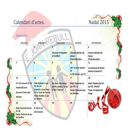 Programa de Nadal 2015