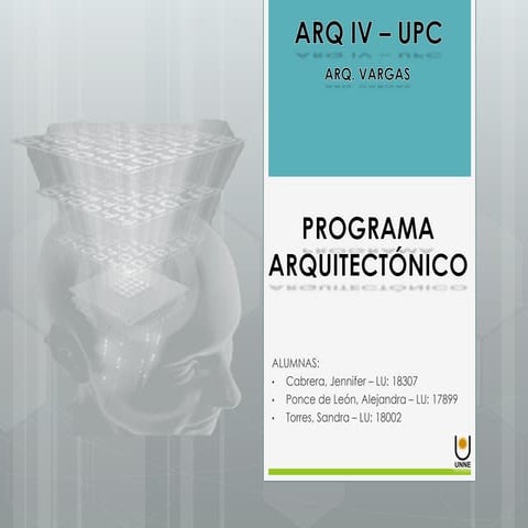 Programa de necesidades