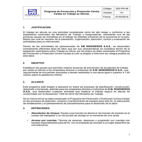 PROGRAMA DE PREVENCIÓN Y PROTECCIÓN CONTRA CAÍDAS SIG-PR-48.pdf