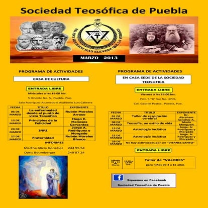 Programa de puebla marzo 2013