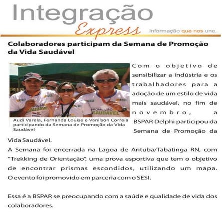 Programa de qualidade de vida