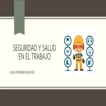 Programa de seguridad y salud en el trabajo