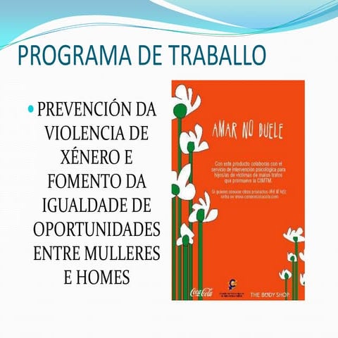 Programa de traballo