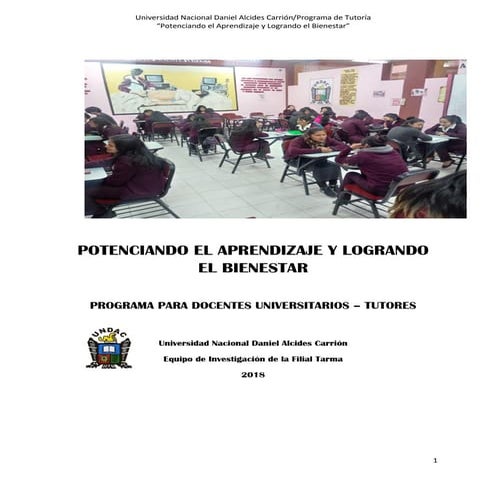 Programa de tutoria | PDF