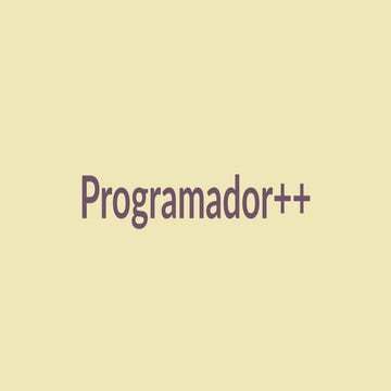 Programador++ por @wottam