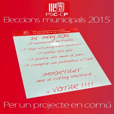 Per un projecte en comú. Programa electoral 2015