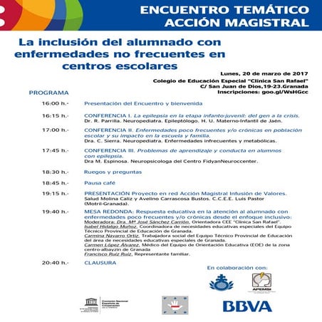 Programa encuentro granada