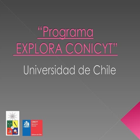 Programa explora conicyt 8año a