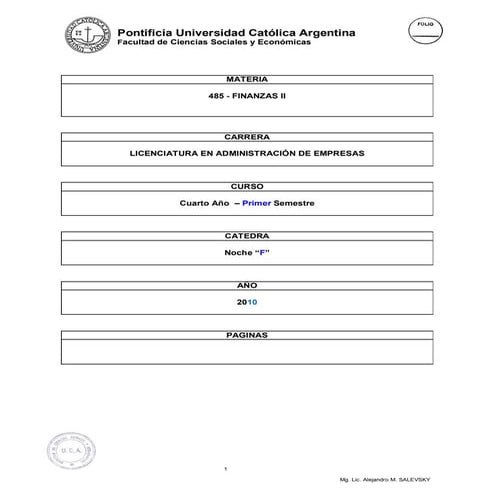 Programa Finanzas Ii Lae 1º Sem 10 4 Fn