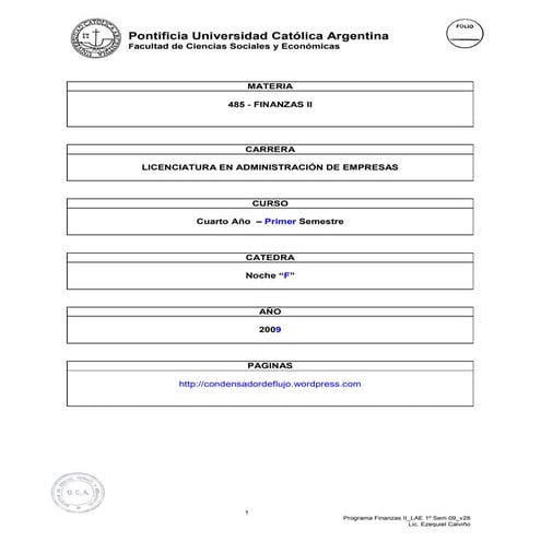 Programa F2 4FN 1C09