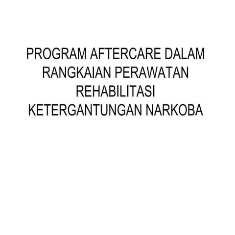 Program after care | PPT