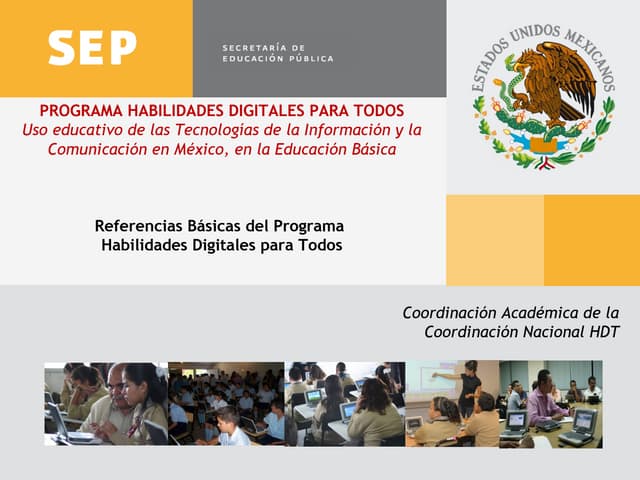 Programa habilidades digitales para...