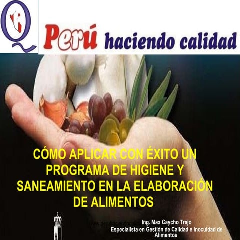 Programa Higiene Y Saneamiento  En Alimentos