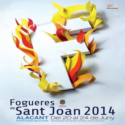 Programa Hogueras Alicante 2014 "llibret"
