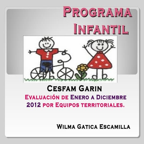 Programa infantil año 2012