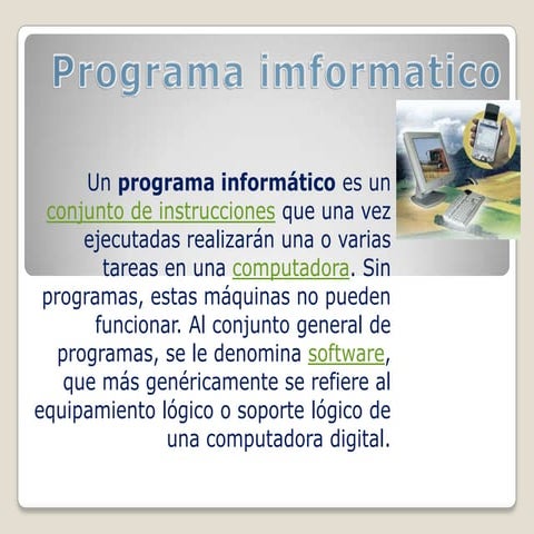 Programa informatico