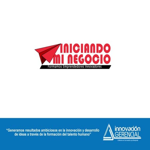 Programa iniciando mi negocio