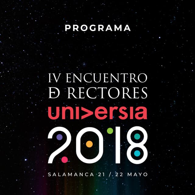 Programa IV encuentro internacional de rectores universia 2018 (es)